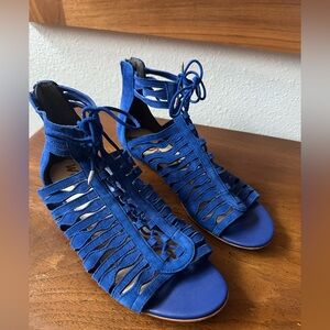Sam Edelman Royal Blue Gladiator Sandals